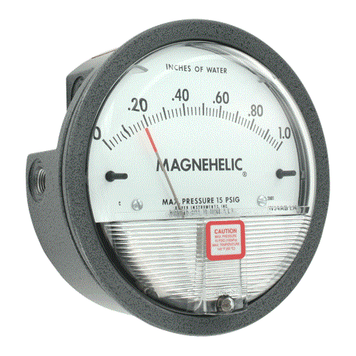 Magnehelic 0-.25Inwc