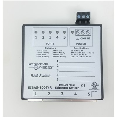 5-Port 10/100 Building Automation Switch