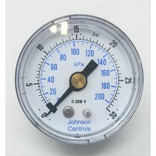 1 1/2in Air pressure gauge 0-30 Psig 1/8