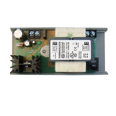 Power Supply 120Vac/24Vdc/1A Track Mount