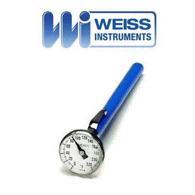 1in Pocket Test Thermometer 0-220F