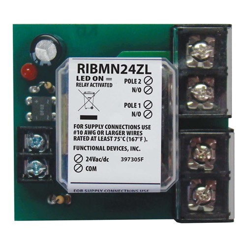 Board Mt 30 amp dpst 24acdc Relay