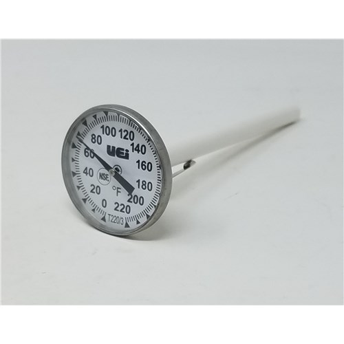 UEI 1 3/4 Dial Thermometer 0-220 F